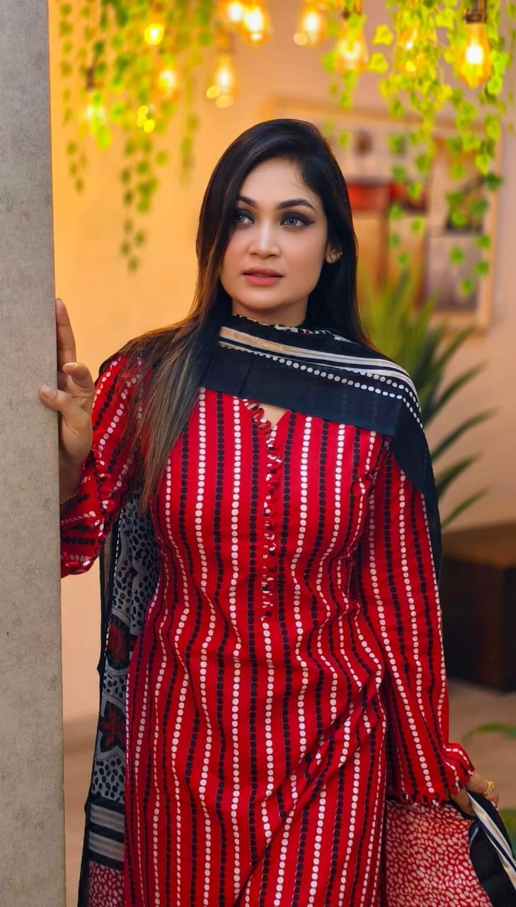 Women's Premium Printed Linen Three Piece Collection
